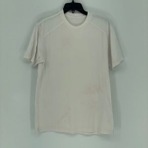 White Cotton Short Sleeve T-Shirt